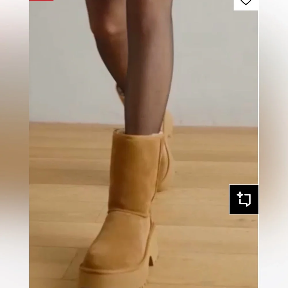 UGG® Classic New Heights Short Boot - Chestnut women size 9